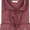 Profuomo Dobby Overhemd Bordeaux -Kleding Kortingswinkel 76627 1