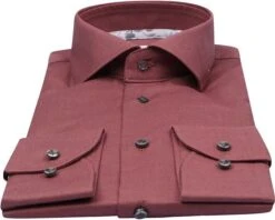 Profuomo Dobby Overhemd Bordeaux 13 Profuomo Dobby Overhemd Bordeaux -Kleding Kortingswinkel 76627 3 1