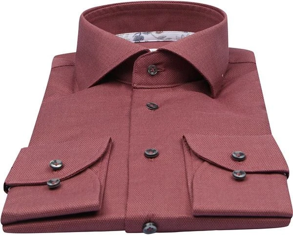 Profuomo Dobby Overhemd Bordeaux 8 Profuomo Dobby Overhemd Bordeaux - Afbeelding 6