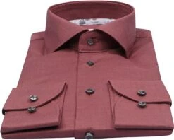Profuomo Dobby Overhemd Bordeaux 10 Profuomo Dobby Overhemd Bordeaux -Kleding Kortingswinkel 76627 3