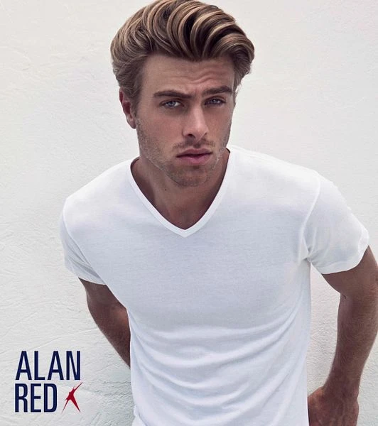 Alan Red Vermont Extra Lange T-Shirts Wit (2Pack) 8 Alan Red Vermont Extra Lange T-Shirts Wit (2Pack) - Afbeelding 6