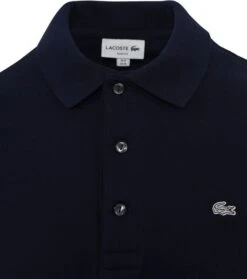 Lacoste Poloshirt Pique Navy -Kleding Kortingswinkel 76746 2 1