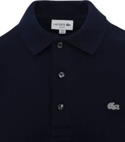 Lacoste Poloshirt Pique Navy -Kleding Kortingswinkel 76746 2