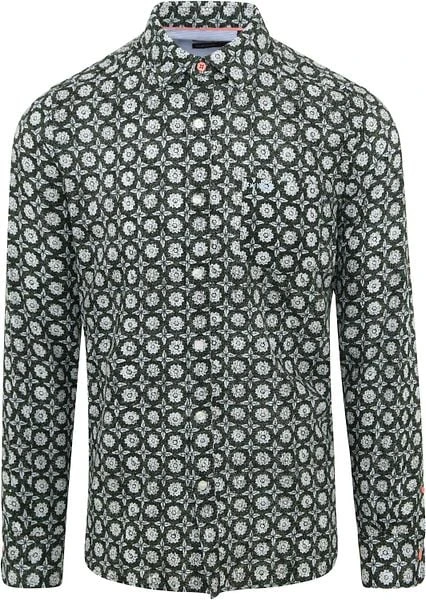 NZA Overhemd Huntly Groen Multicolour Blauw 7 NZA Overhemd Huntly Groen Multicolour Blauw - Afbeelding 5