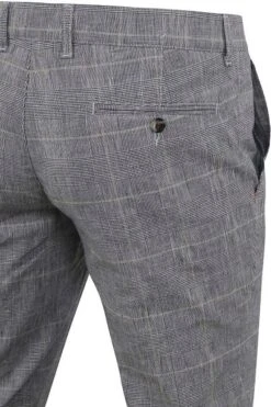 Suitable Chino Pico Ruiten Linnen Grijs -Kleding Kortingswinkel 76815 7