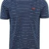 NZA T-shirt Hawkes Streep Blauw -Kleding Kortingswinkel 76890 1