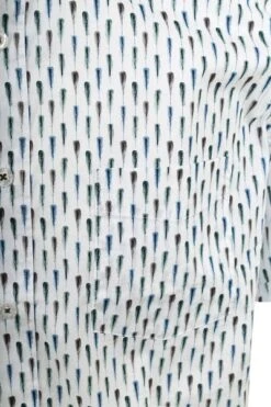 State Of Art Overhemd Shortsleeve Wit Print -Kleding Kortingswinkel 76923 3