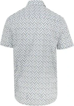 State Of Art Overhemd Shortsleeve Wit Print -Kleding Kortingswinkel 76923 4