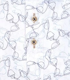 R2 Overhemd Koffiekopjes Wit 12 R2 Overhemd Koffiekopjes Wit -Kleding Kortingswinkel 76924 5