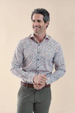 R2 Overhemd Print Multicolour -Kleding Kortingswinkel 76926 2