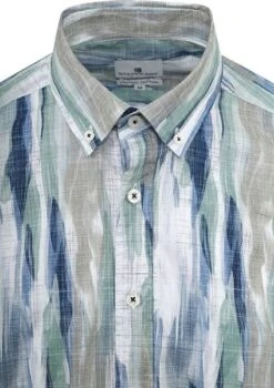 State Of Art Overhemd Print Blauw -Kleding Kortingswinkel 76929 2 1