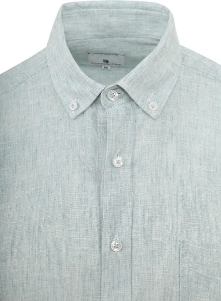 State Of Art Overhemd Melange Groen 8 State Of Art Overhemd Melange Groen - Afbeelding 6