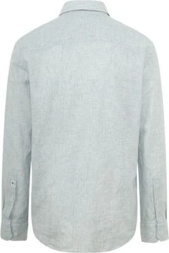 State Of Art Overhemd Melange Groen 11 State Of Art Overhemd Melange Groen -Kleding Kortingswinkel 76930 4