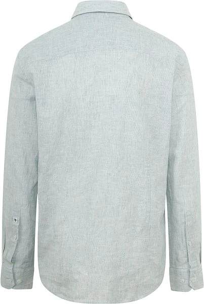 State Of Art Overhemd Melange Groen 6 State Of Art Overhemd Melange Groen - Afbeelding 4