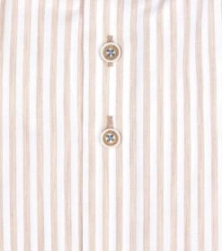 R2 Overhemd Strepen Beige -Kleding Kortingswinkel 76933 5
