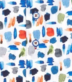 R2 Overhemd Meerkleurige Print 12 R2 Overhemd Meerkleurige Print -Kleding Kortingswinkel 76938 5