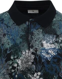 State Of Art Poloshirt Print Blauw -Kleding Kortingswinkel 76941 2 1