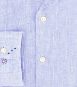 R2 Linnen Overhemd Blauw -Kleding Kortingswinkel 76942 5