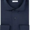 Profuomo Knitted Overhemd Navy -Kleding Kortingswinkel 76962 1