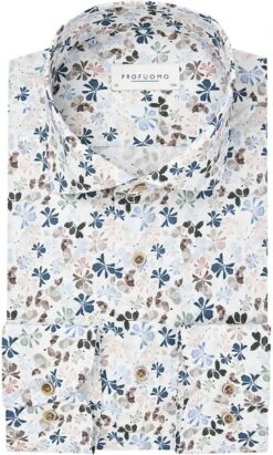 Profuomo Overhemd Bloemen Multicolour