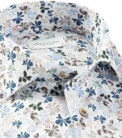 Profuomo Overhemd Bloemen Multicolour -Kleding Kortingswinkel 76977 2 1