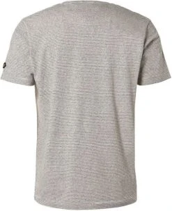 No-Excess No Excess T-Shirt Streep Melange Off-White -Kleding Kortingswinkel 77000 2