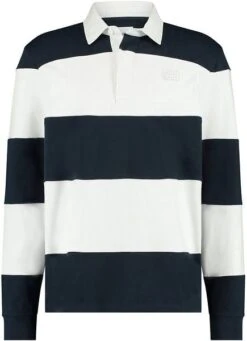 State Of Art Rugbyshirt Streep Donkerblauw -Kleding Kortingswinkel 77004 1 1