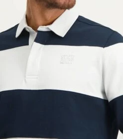 State Of Art Rugbyshirt Streep Donkerblauw -Kleding Kortingswinkel 77004 4