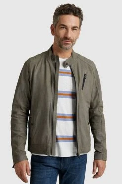 Vanguard Leren Jack Grijs -Kleding Kortingswinkel 77021 2