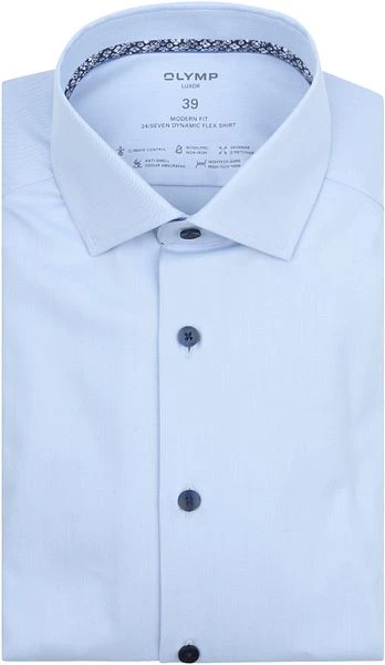 OLYMP Luxor Overhemd 24/Seven SL7 Lichtblauw 3 OLYMP Luxor Overhemd 24/Seven SL7 Lichtblauw