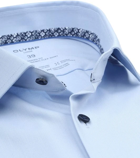 OLYMP Luxor Overhemd 24/Seven SL7 Lichtblauw 4 OLYMP Luxor Overhemd 24/Seven SL7 Lichtblauw - Afbeelding 2