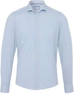 Pure The Functional Shirt Patroon Lichtblauw -Kleding Kortingswinkel 77076 1 1