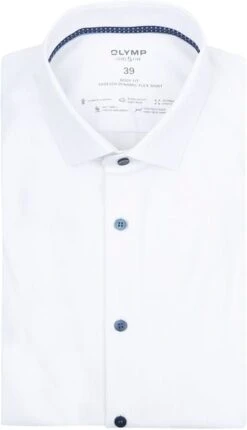 OLYMP Overhemd Level 5 SL7 Wit 12 OLYMP Overhemd Level 5 SL7 Wit -Kleding Kortingswinkel 77080 5 1