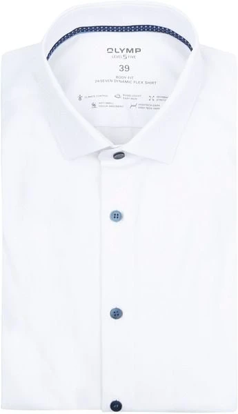 OLYMP Overhemd Level 5 SL7 Wit 7 OLYMP Overhemd Level 5 SL7 Wit - Afbeelding 5