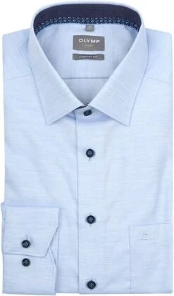 OLYMP Overhemd Luxor Comfort Fit Lichtblauw 11 OLYMP Overhemd Luxor Comfort Fit Lichtblauw -Kleding Kortingswinkel 77087 1 1