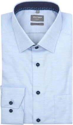 OLYMP Overhemd Luxor Comfort Fit Lichtblauw
