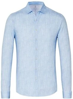Desoto Overhemd Melange Lichtblauw -Kleding Kortingswinkel 77104 1 1