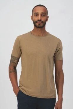 Dstrezzed Mc Queen T-shirt Melange Beige -Kleding Kortingswinkel 77121 2 1