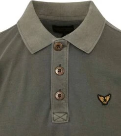 PME Legend Longsleeve Polo Groen -Kleding Kortingswinkel 77177 2 1