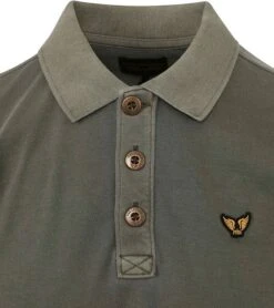 PME Legend Longsleeve Polo Groen -Kleding Kortingswinkel 77177 2