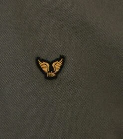 PME Legend Longsleeve Polo Groen -Kleding Kortingswinkel 77177 3