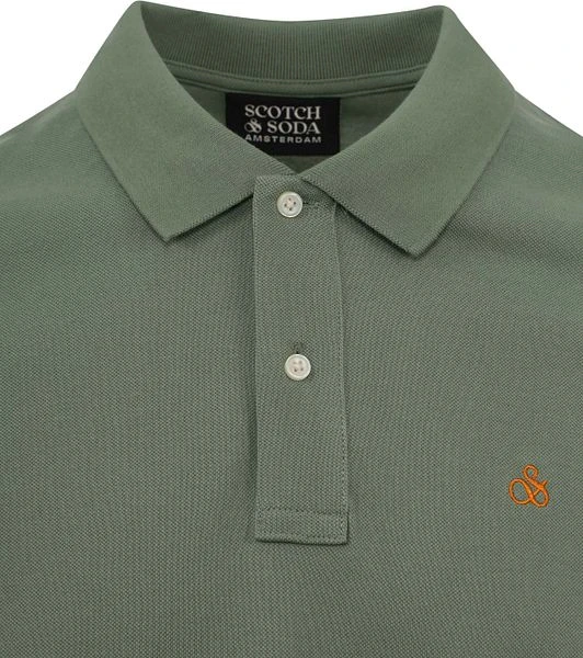 Scotch And Soda Pique Polo Groen 6 Scotch And Soda Pique Polo Groen - Afbeelding 4