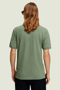 Scotch And Soda Pique Polo Groen 10 Scotch And Soda Pique Polo Groen -Kleding Kortingswinkel 77179 9
