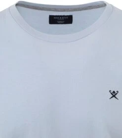Hackett T-Shirt Lichtblauw 13 Hackett T-Shirt Lichtblauw -Kleding Kortingswinkel 77188 2 1