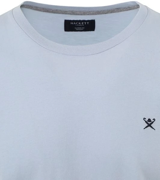 Hackett T-Shirt Lichtblauw 8 Hackett T-Shirt Lichtblauw - Afbeelding 6