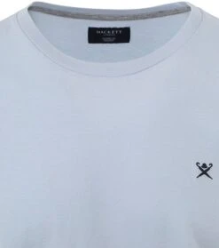 Hackett T-Shirt Lichtblauw 9 Hackett T-Shirt Lichtblauw -Kleding Kortingswinkel 77188 2