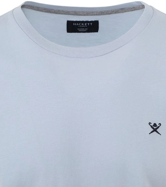 Hackett T-Shirt Lichtblauw 4 Hackett T-Shirt Lichtblauw - Afbeelding 2