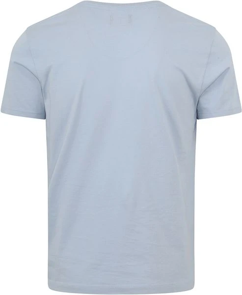 Hackett T-Shirt Lichtblauw 6 Hackett T-Shirt Lichtblauw - Afbeelding 4