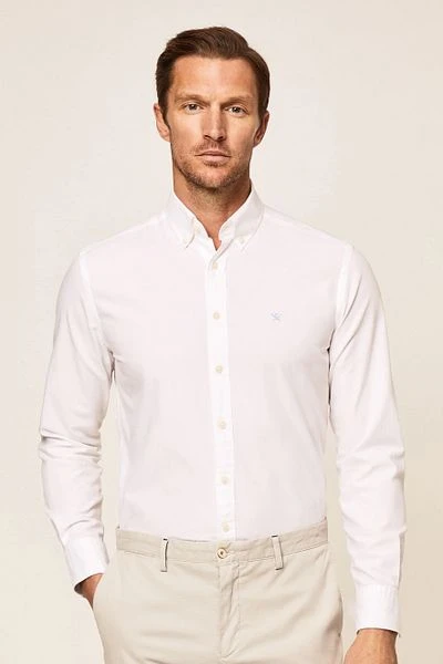 Hackett Overhemd Oxford Wit 4 Hackett Overhemd Oxford Wit - Afbeelding 2