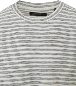 Marc O'Polo T-Shirt Strepen Wit -Kleding Kortingswinkel 77230 2